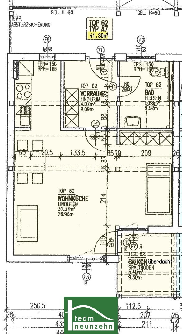 Wohnung zum Kauf 89.000 € 2 Zimmer 42 m²<br/>Wohnfläche 2.<br/>Geschoss Bahnhofstraße 213 Paternion 9711