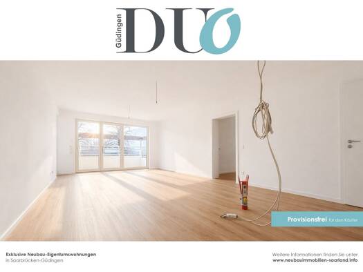 Wohnung zum Kauf - Erstbezug provisionsfrei 437.400 € 3,5 Zimmer 107,5 m² St Arnual Saarbrücken 66119