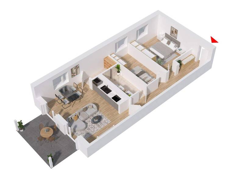 Wohnung zum Kauf provisionsfrei als Kapitalanlage geeignet 406.000 € 3 Zimmer 80,5 m² Hauptstraße 30 Denkendorf 85095