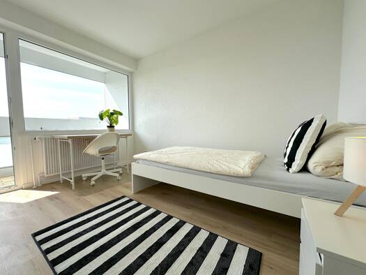 Wohnung zur Miete 575 € 1 Zimmer 16 m² 11. Geschoss frei ab sofort Dessauer Weg 6 Vogelstang Mannheim 68309