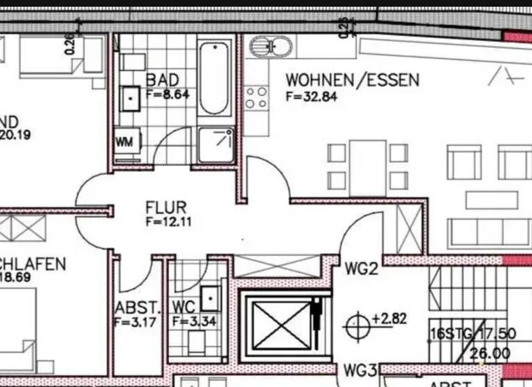 Wohnung zum Kauf 599.000 € 3 Zimmer 101 m² 1. Geschoss Eschborn Eschboron 65760