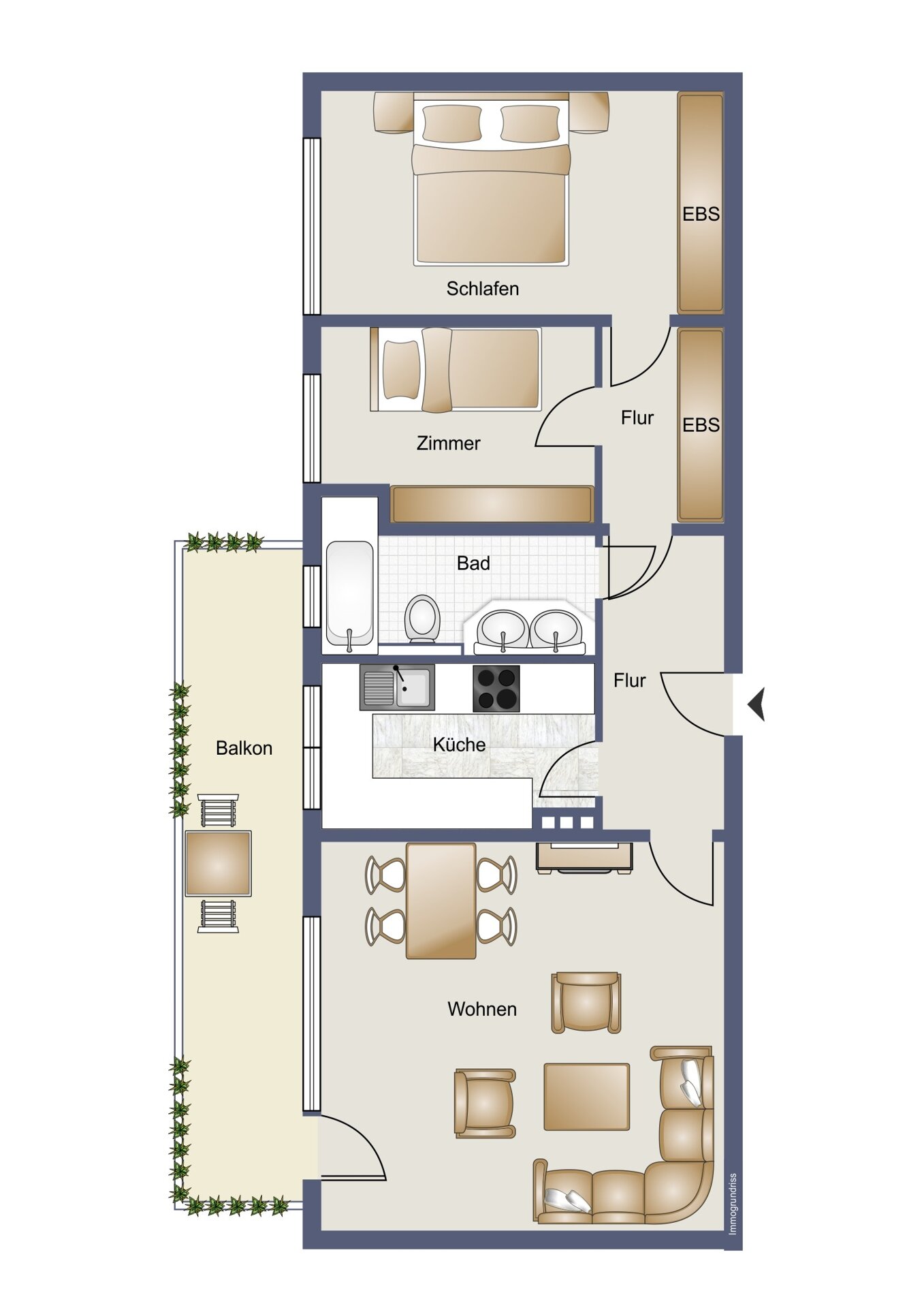 Wohnung zum Kauf 499.000 € 3 Zimmer 70 m²<br/>Wohnfläche 1.<br/>Geschoss Grunewald Berlin / Grunewald 14193