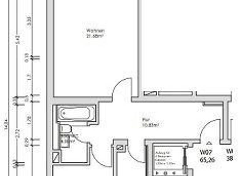 Wohnung zur Miete 390 € 2 Zimmer 65 m² 1. Geschoss frei ab sofort Heinrich-Schütz-Str. 14 we3 Yorckgebiet Chemnitz 09130