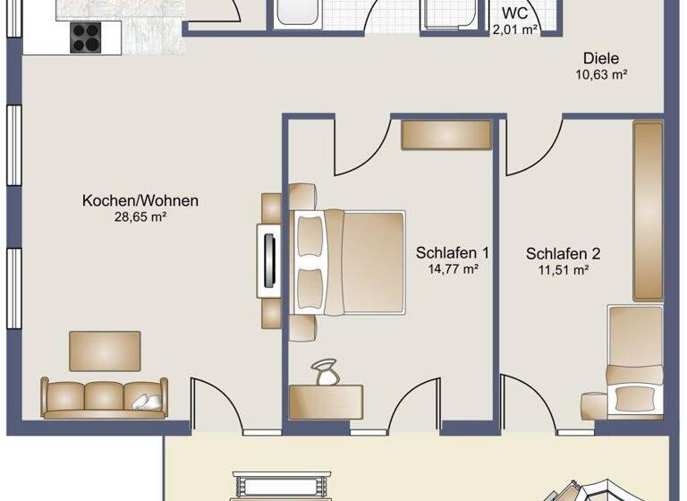 Wohnung zur Miete 1.329 € 3 Zimmer 75,9 m² 1. Geschoss frei ab 01.06.2026 Eichbrunnen 14a Dornbirn 6850