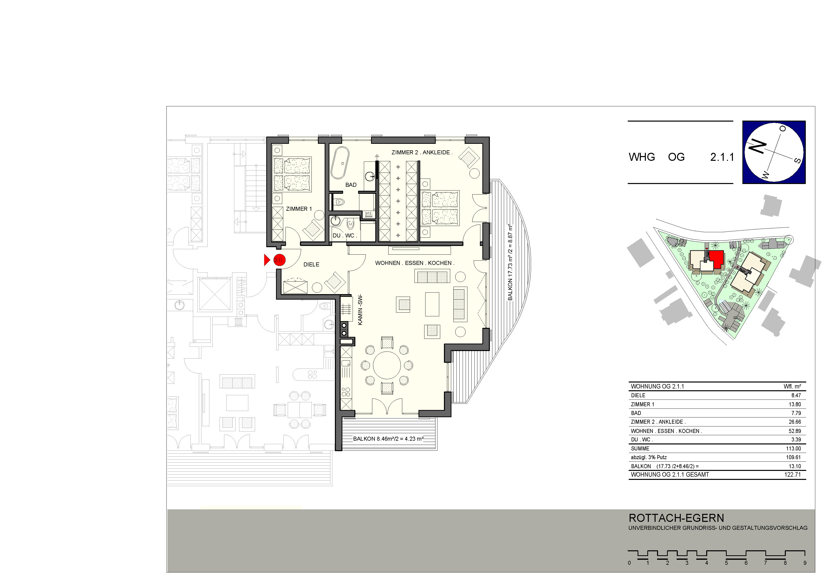 Wohnung zum Kauf 1.685.000 € 3 Zimmer 121 m²<br/>Wohnfläche Rottach Rottach Egern 83700