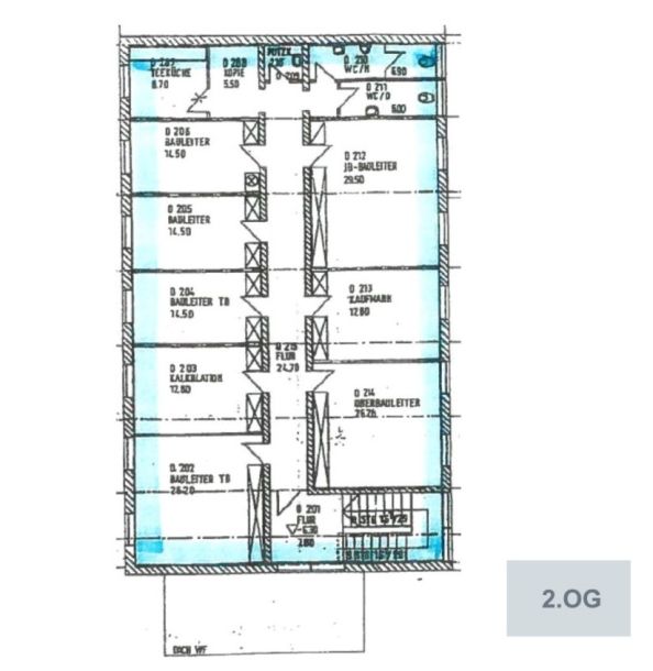 Bürofläche zur Miete 2.604 € 8 Zimmer 217 m²<br/>Bürofläche Hohes Kreuz - Osthafen - Irl Regensburg 93055