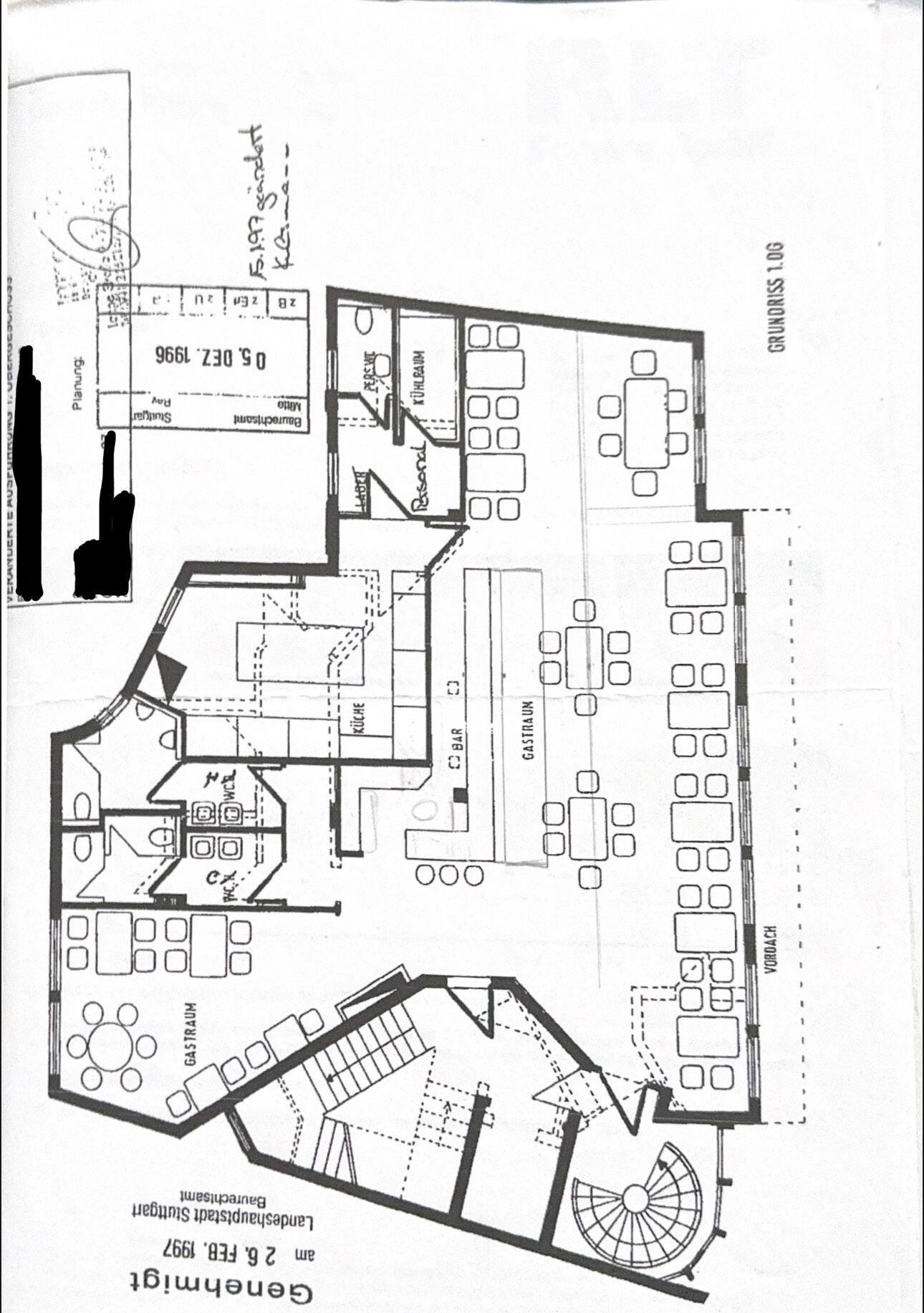 Restaurant zur Miete provisionsfrei 190 m²<br/>Gastrofläche Gablenberger Hauptstraße 45 Gablenberg Stuttgart 70186