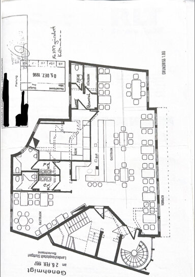 Restaurant zur Miete provisionsfrei 190 m² Gastrofläche Gablenberger Hauptstraße 45 Gablenberg Stuttgart 70186