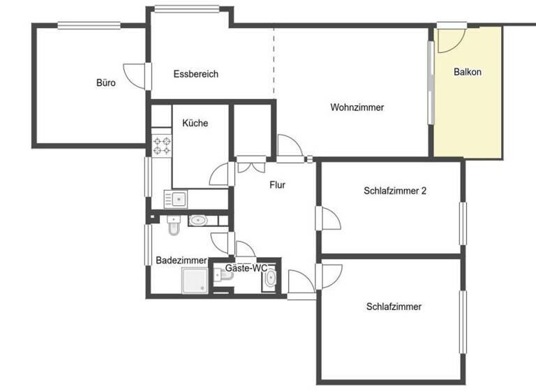 Wohnung zum Kauf 410.000 € 4 Zimmer 91 m² 2. Geschoss Rödelheim Frankfurt am Main 60489