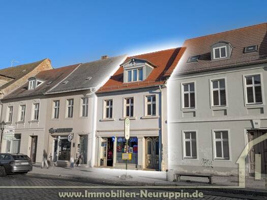 Stadthaus zum Kauf 330.000 € 7,5 Zimmer 179,4 m² 157 m² Grundstück Karl-Marx-Straße 68 Neuruppin Neuruppin 16816