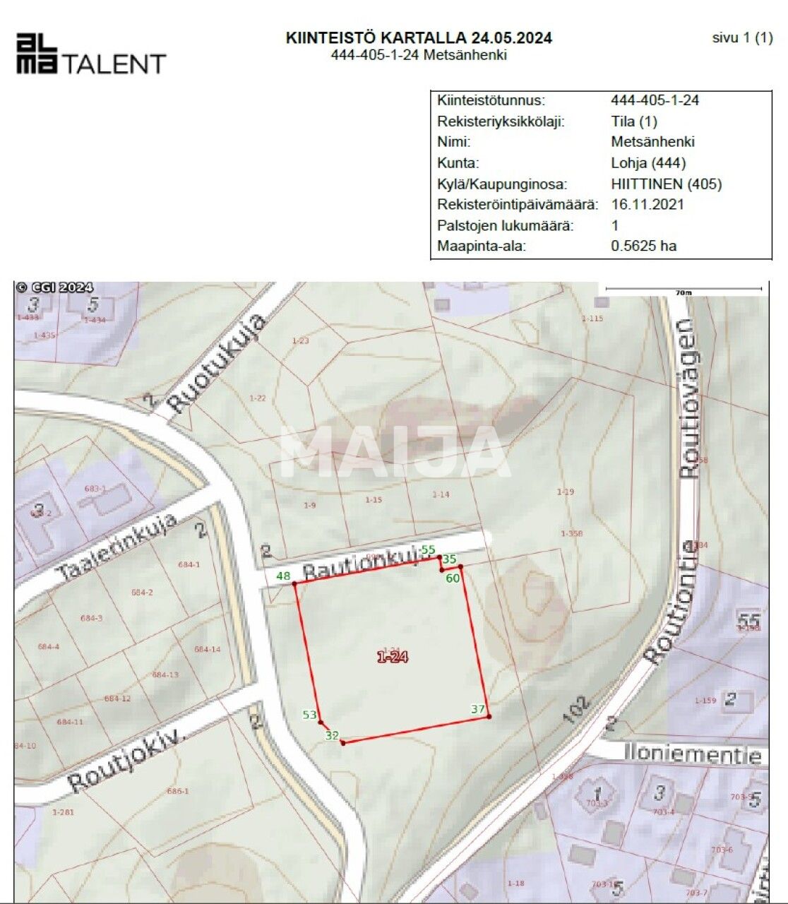 Grundstück zum Kauf 248.000 € 5.625 m²<br/>Grundstück Lohja 08350