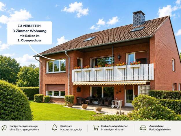 Wohnung zur Miete 1.600 € 3 Zimmer 127 m² 1. Geschoss frei ab 01.10.2026 Jägerstr. 161 Alsfeld Sterkrade 46149