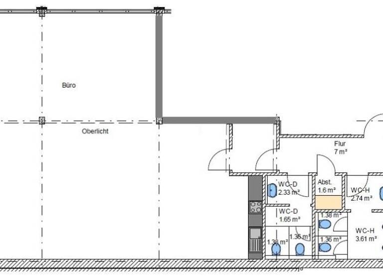 Bürofläche zur Miete 1.199 € 1 Zimmer 128,5 m² Bürofläche Wetzendorf Lauf 91207