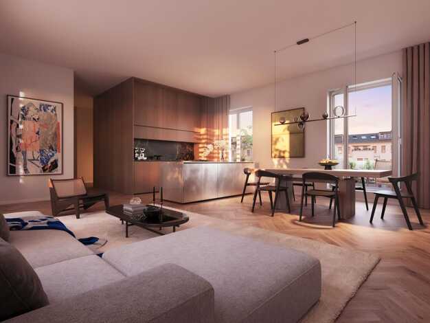 Wohnung zum Kauf - Neubau 535.500 € 2 Zimmer 63 m² 4. Geschoss Uhlandstraße 77 Wilmersdorf Charlottenburg-Wilmersdorf 10717
