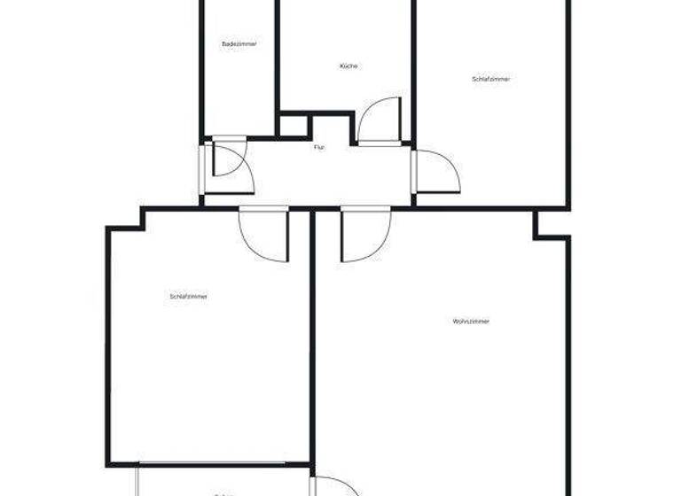 Wohnung zur Miete 599 € 3 Zimmer 59,9 m² 1. Geschoss frei ab 11.04.2026 Isoldestr. 29 Braunschweig 38106