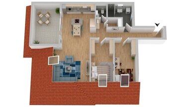 Wohnung zur Miete 1.535 € 5 Zimmer 118,6 m² 3. Geschoss frei ab sofort Bahnhofstr. 5 Weißig (Hauptstr.) Dresden 01259