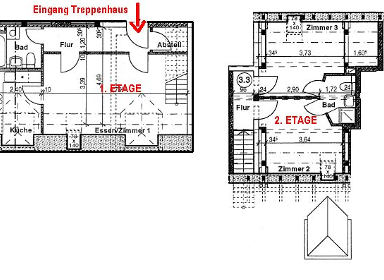 Maisonette zur Miete 580 € 3 Zimmer 75 m² frei ab sofort Am Exerzierplatz 5 Parchim 19370