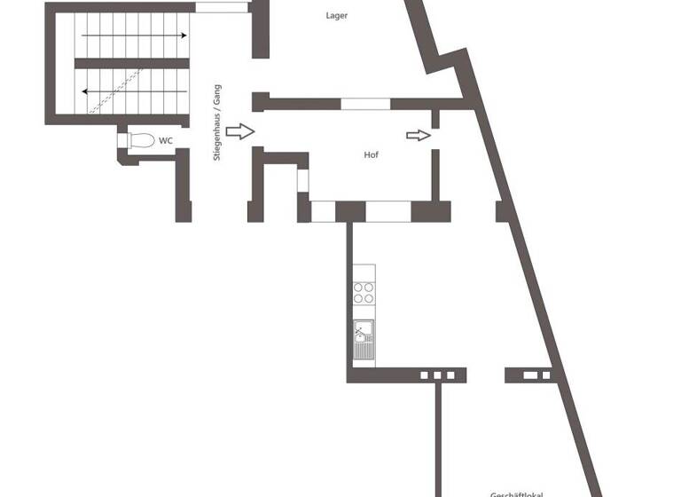 Ladenfläche zur Miete 742 € 2 Zimmer Mödling 2340