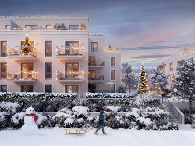 Wohnung zum Kauf - Neubau provisionsfrei 719.000 € 4 Zimmer 86,9 m² 1. Geschoss frei ab sofort Am Schäferanger 2-12 Oberschleißheim 85764