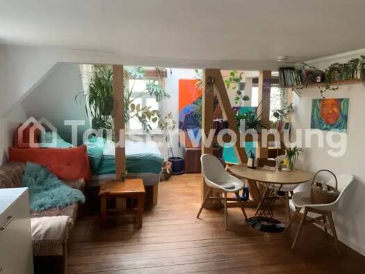 Wohnung zur Miete Tauschwohnung 870 € 1,5 Zimmer 45 m² 3. Geschoss Mitte Stuttgart 70174