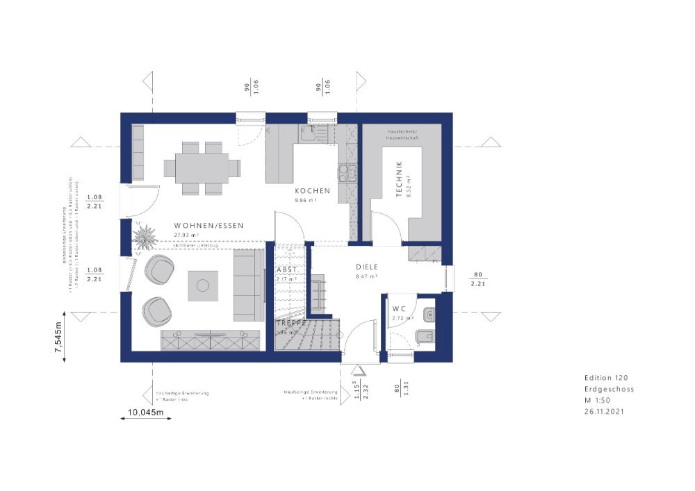 Einfamilienhaus zum Kauf provisionsfrei 323.114 € 4 Zimmer 111 m²<br/>Wohnfläche 416 m²<br/>Grundstück Westhausen 99869