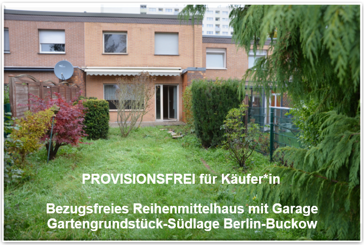 Reihenmittelhaus zum Kauf provisionsfrei 389.000 € 4 Zimmer 107,7 m²<br/>Wohnfläche 230 m²<br/>Grundstück ab sofort<br/>Verfügbarkeit Buckow Berlin 12353