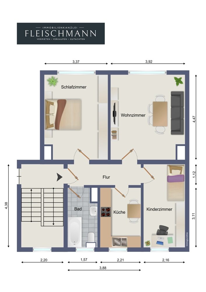 Wohnung zur Miete 400 € 3 Zimmer 65 m²<br/>Wohnfläche 2.<br/>Geschoss Zella-Mehlis 98544