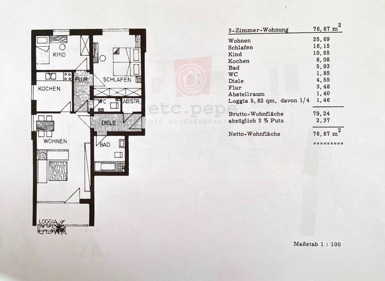 Wohnung zum Kauf 339.000 € 3 Zimmer 77 m² EG Inningen Augsburg 86199