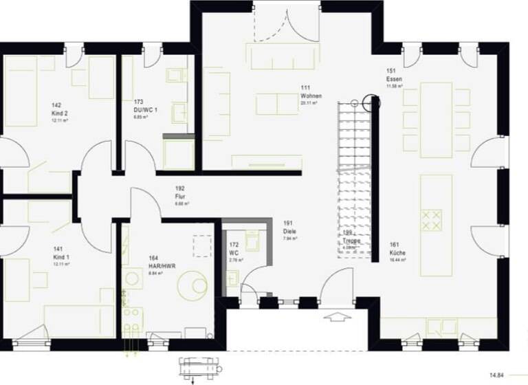 Einfamilienhaus zum Kauf 901.468 € 5 Zimmer 193 m² 610 m² Grundstück Tettnang 88069