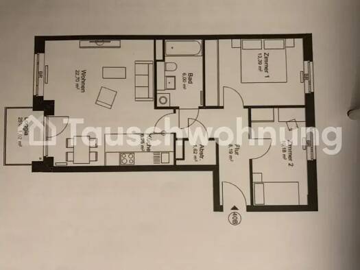 Wohnung zur Miete Tauschwohnung 535 € 3 Zimmer 70 m² 4. Geschoss Altona-Nord Hamburg 22765