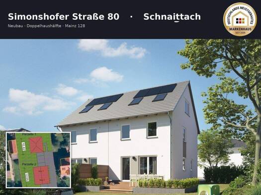 Doppelhaushälfte zum Kauf provisionsfrei 546.146 € 6 Zimmer 149 m² 241 m² Grundstück frei ab sofort Simonshofer Straße 80 Schnaittach Schnaittach 91220
