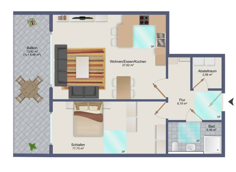 Wohnung zum Kauf - Erstbezug provisionsfrei 290.000 € 2 Zimmer 65,7 m² frei ab sofort Rinkerode Drensteinfurt 48317