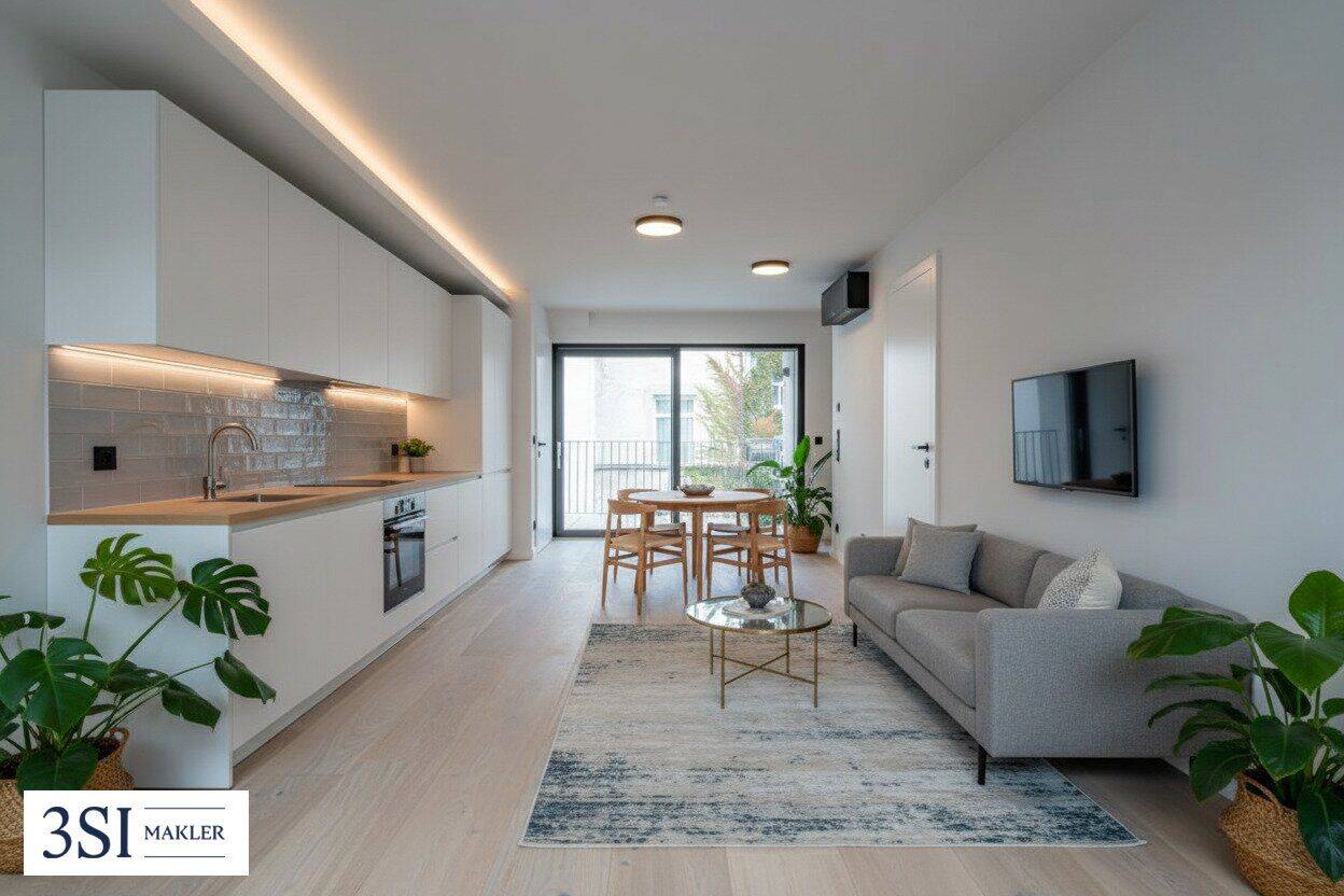 Árasán 2 seomra, 68 m²
