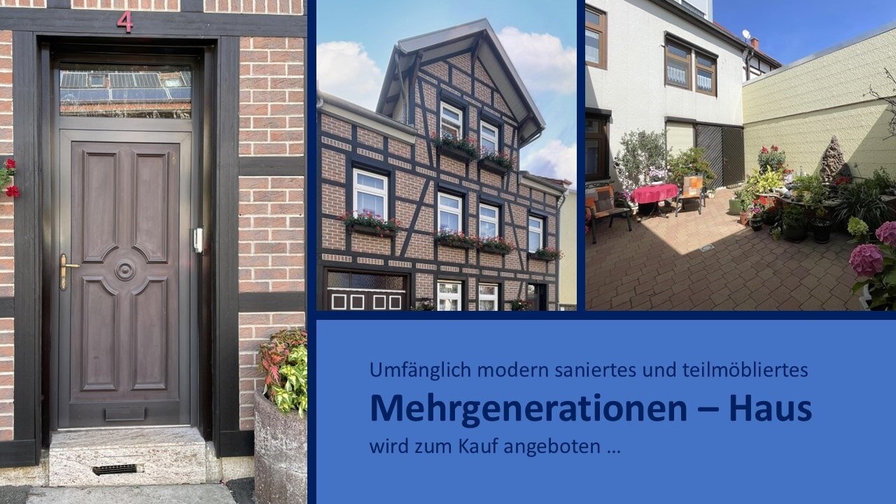 Reihenmittelhaus zum Kauf 296.000 € 6 Zimmer 205 m²<br/>Wohnfläche 1.335 m²<br/>Grundstück Bad Langensalza Bad Langensalza 99947