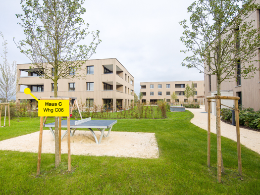 Terrassenwohnung zur Miete - Erstbezug 1.380 € 3 Zimmer 62,6 m² Bundesstraße 33b Höchst 6973