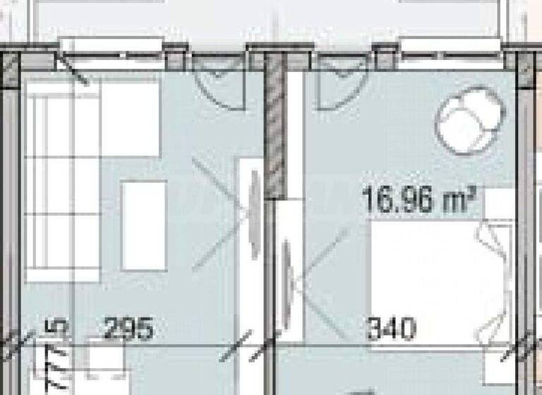 Studio zum Kauf 169.368 € 2 Zimmer 57,8 m² Sofia