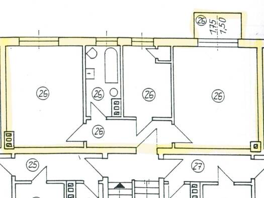 Wohnung zur Miete 250 € 2 Zimmer 47,5 m² 3. Geschoss Hohenmölsen Hohenmölsen 06679