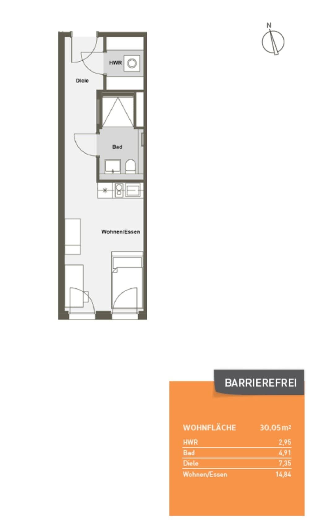 Wohnung zur Miete Wohnen auf Zeit 1.350 € 1 Zimmer 30 m²<br/>Wohnfläche ab sofort<br/>Verfügbarkeit Rudower Chaussee Adlershof Berlin 12489