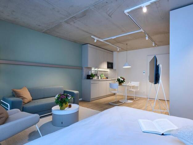 Wohnung zur Miete 1.315 € 1 Zimmer 29 m² 3. Geschoss Warburgzeile 3 Charlottenburg Charlottenburg-Wilmersdorf 10587