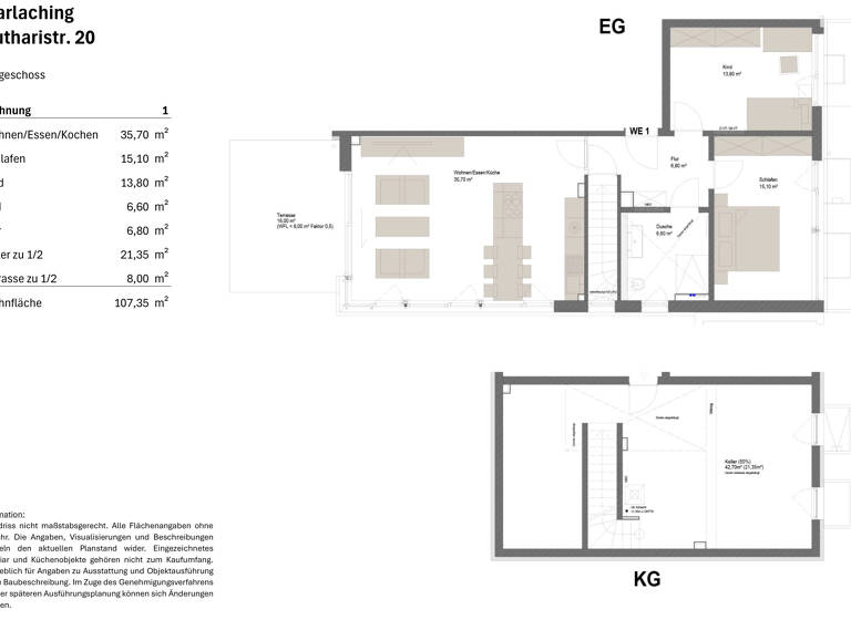 Wohnung zum Kauf provisionsfrei 1.398.000 € 3 Zimmer 107,4 m²<br/>Wohnfläche EG<br/>Geschoss Untergiesing-Harlaching München 81545