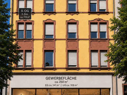 Wohnung zur Miete 2.120 € 4 Zimmer 119 m² 2. Geschoss Offenbach am Main 63065
