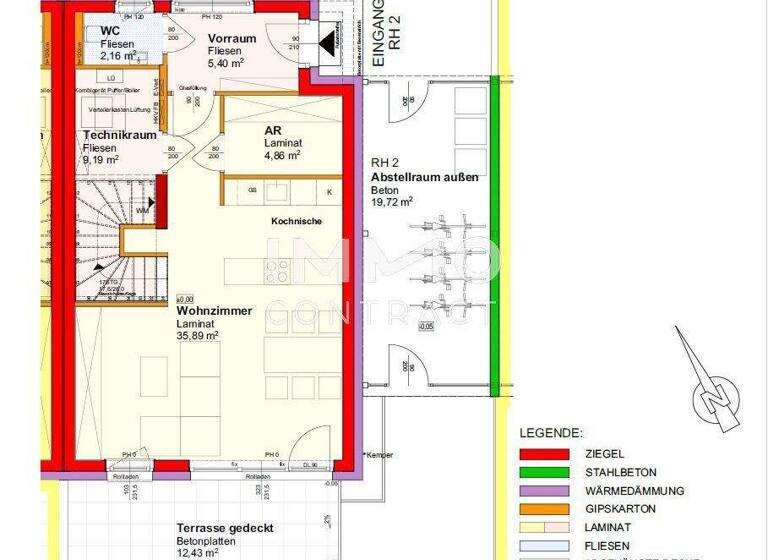 Reihenmittelhaus zur Miete - Erstbezug 1.237 € 4 Zimmer 111,4 m² frei ab sofort Kapelln 3141