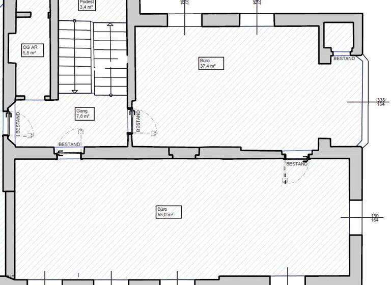 Büro zur Miete 984 € 2 Zimmer 98,4 m² Bürofläche Kirchberg-Thening 4062