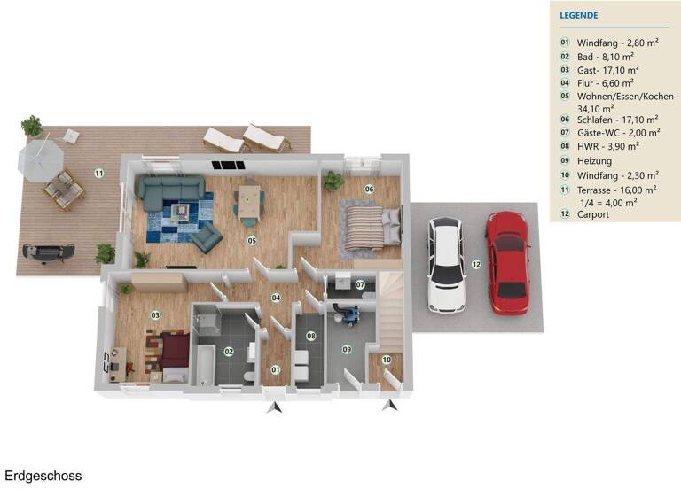 Wohnung zum Kauf provisionsfrei 359.850 € 3 Zimmer 92,5 m² Achim 28832