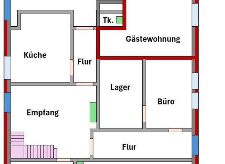 Reihenendhaus zum Kauf 115.000 € 173 m² 2.355 m² Grundstück Menslage 49637