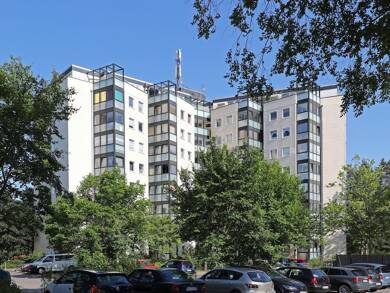 Wohnung zur Miete 297 € 1 Zimmer 36,5 m² 8. Geschoss frei ab 01.10.2025 Schulenburgallee 11 Tiergartenbreite Wolfsburg 38448