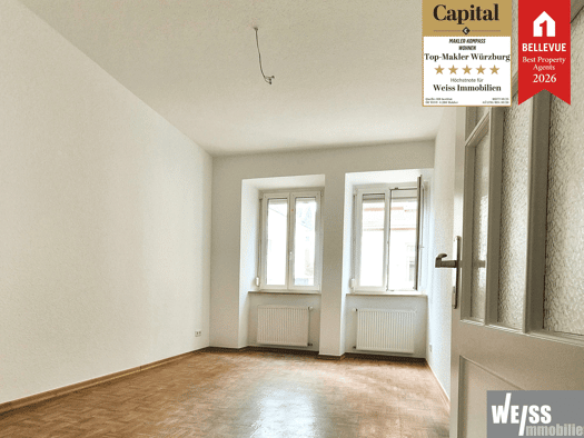 Wohnung zur Miete 800 € 3 Zimmer 86 m² EG Goethestraße 9 Altstadt Würzburg 97072