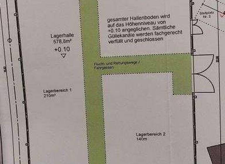 Lagerhalle zur Miete 1.125 € 300 m² Lagerfläche teilbar ab 300 m² Stotzard Aindling 86447
