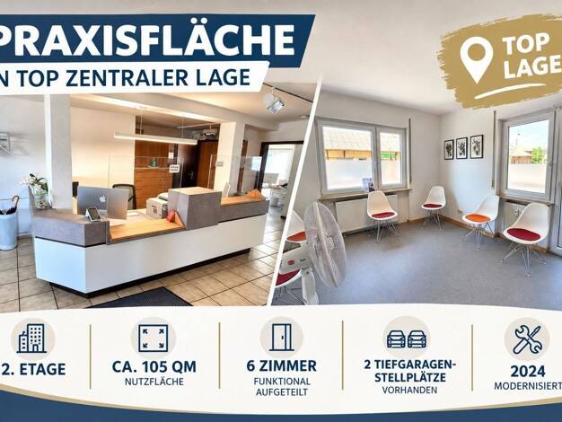 Praxisfläche zur Miete 1.200 € 5 Zimmer 105 m² Bürofläche Schorndorf Schorndorf 73614