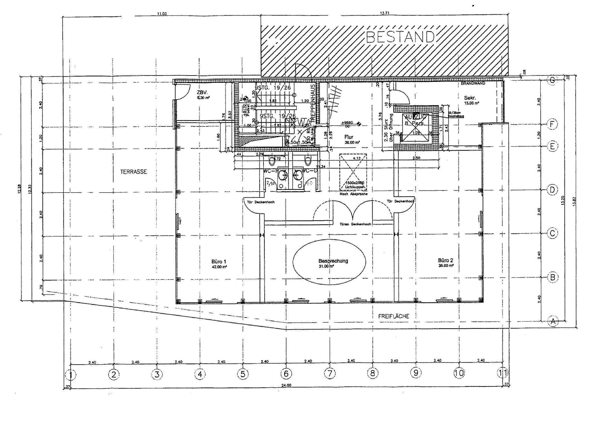 Büro-/Praxisfläche zur Miete 8,50 € 195 m²<br/>Bürofläche Gütersloh Gütersloh 33330